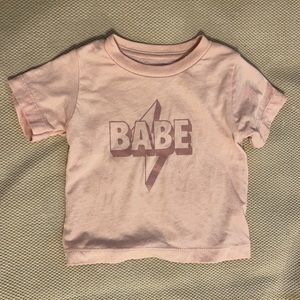BOUTIQUE - “Babe” 12M Graphic T